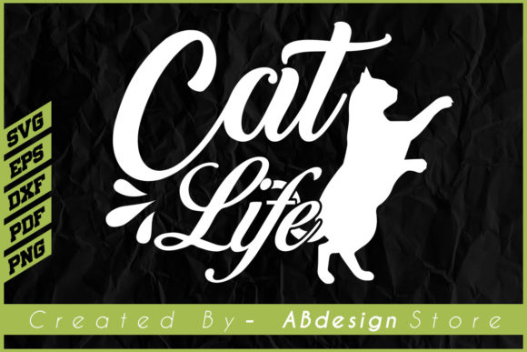 Cat Lover T Shirt Design Awesome Cat Svg