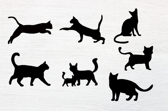 Cat Svg, Cat Silhouette