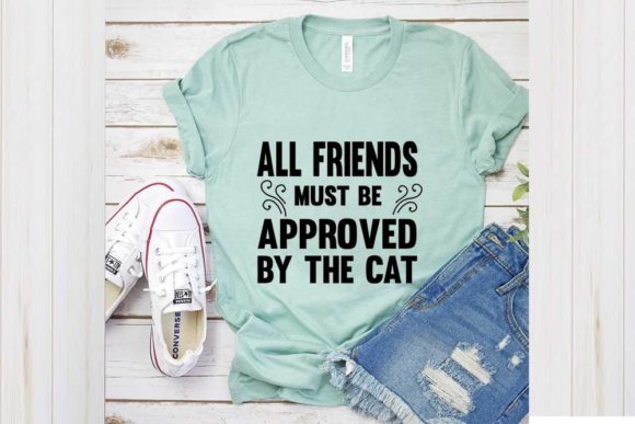 Cat Svg Design, All Friends Must Be