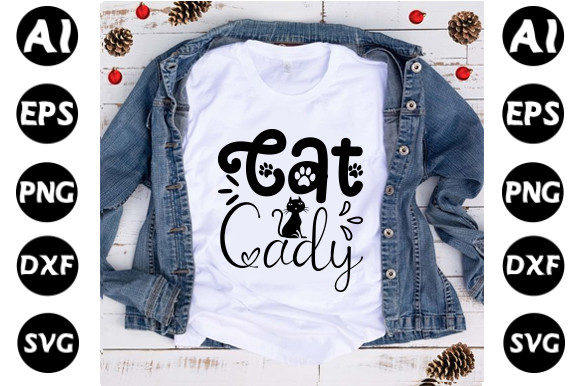 Cat Svg Design,Cat Cady