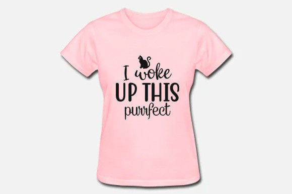Cat Svg Design, I Woke Up This Purrfect