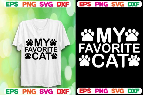 Cat SVG Design. My Favorite Cat