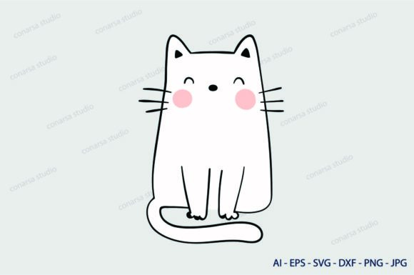 Cat, Svg, White – Practical Embroidery Review