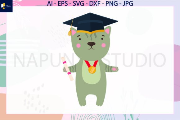 Graduation Animals Cat,svg Review