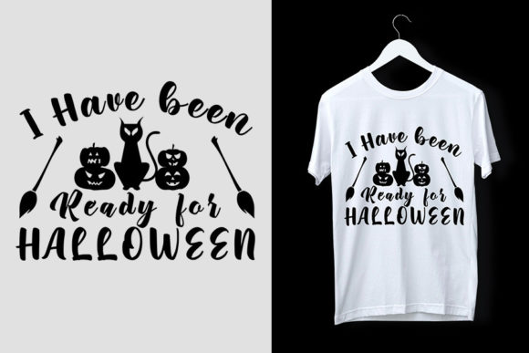 Halloween Cat SVG T-shirt Design